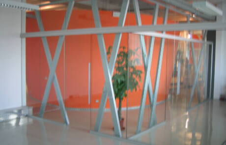 Paktica sistemi scorrevoli in vetro temprato