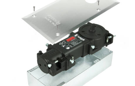 Chiudiporta idraulico a pavimento speedy