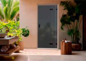 Latus60 box doccia in nicchia con chiusura idraulica